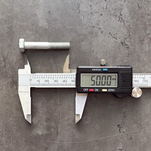 Болт М8х50х1,25 ГОСТ 7798-70 класс прочности 8.8 оцинкованный