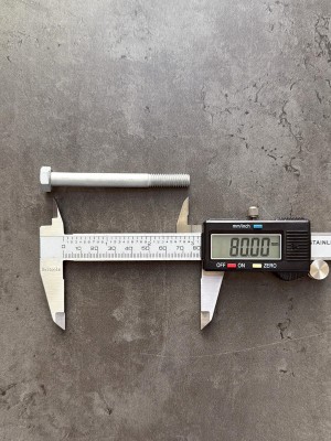 Болт М8х80х1,25 ГОСТ 7798-70 класс прочности 8.8 оцинкованный