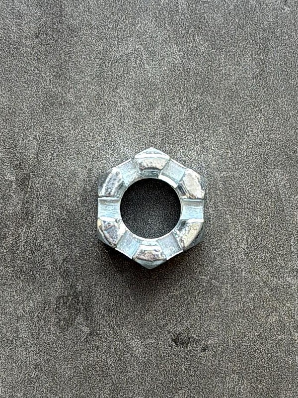 Гайка корончатая, прорезная низкая М14 ГОСТ 5933-73