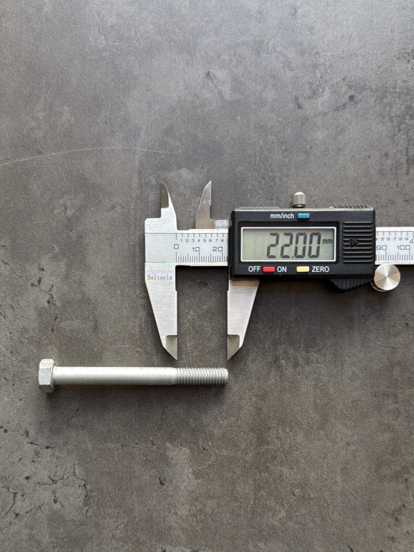 Болт М8х70х1,25 DIN 960 класс прочности 8.8 оцинкованный