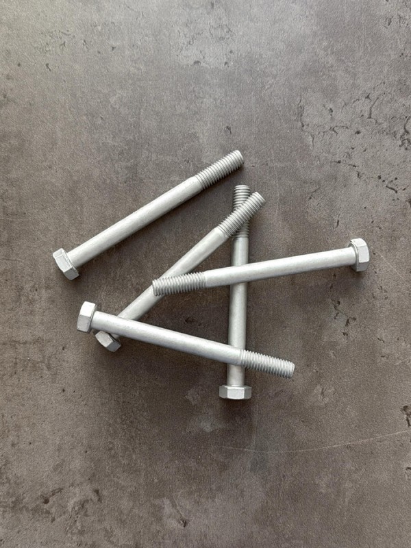 Болт М8х95х1,25 DIN 960 класс прочности 8.8 оцинкованный