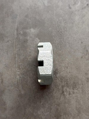 Гайка корончатая, прорезная низкая М30х2 ГОСТ 5919-73, класс прочности 10, покрытие цинк