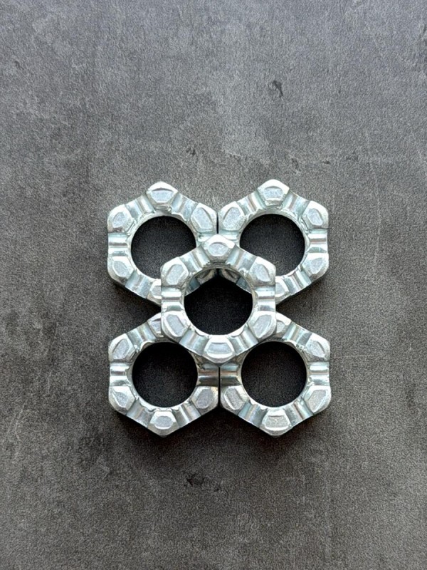 Гайка корончатая, прорезная низкая М20х1,5 DIN 937