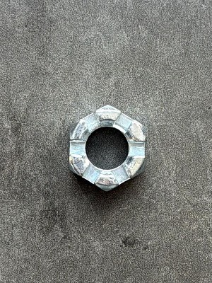 Гайка корончатая, прорезная низкая М14х1,5 DIN 937