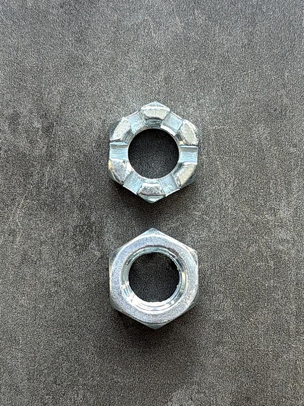 Гайка корончатая, прорезная низкая М14х1,5 ГОСТ 5933-73