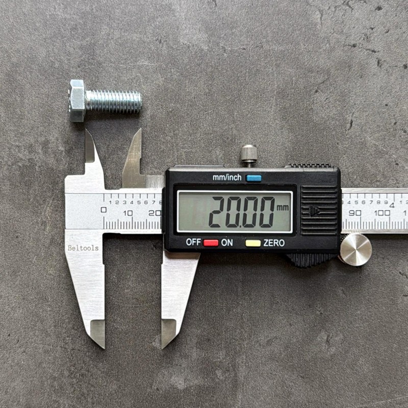 Болт М8х20х1,25 DIN 961 класс прочности 8.8 оцинкованный